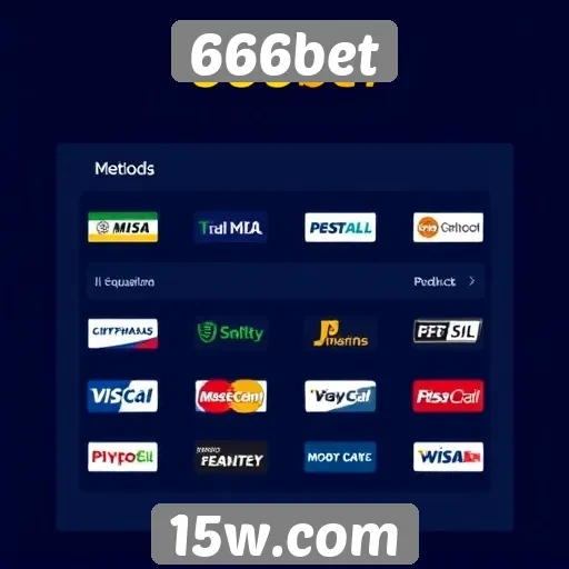 Exploração de métodos de pagamento disponíveis na 666bet